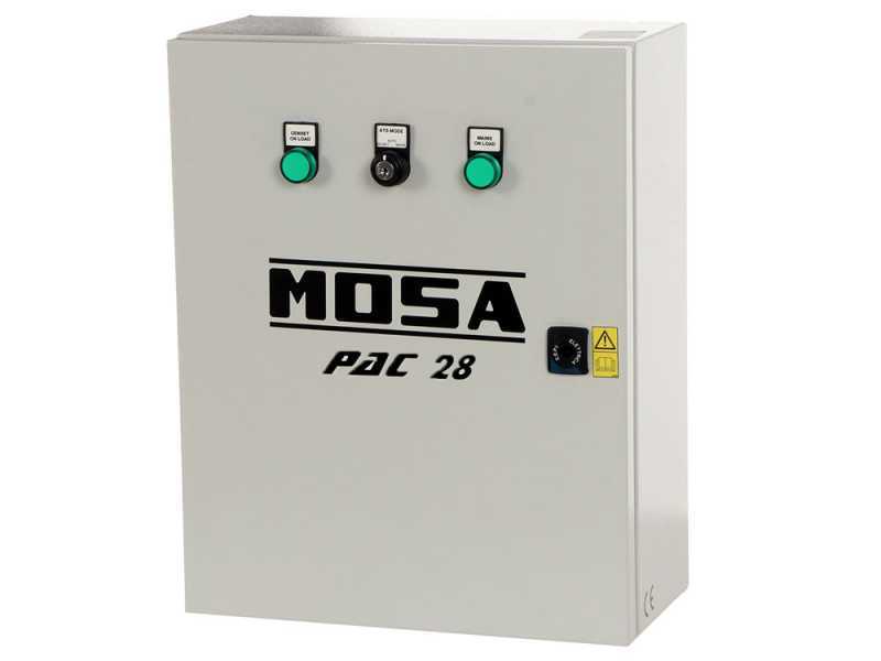 Diesel Notstromaggregat einphasig MOSA GE SX 16000 KDM - Kohler-Lombardini KDW1003 - 13 kW - leise - mit ATS-Einheit Notstromautomatik