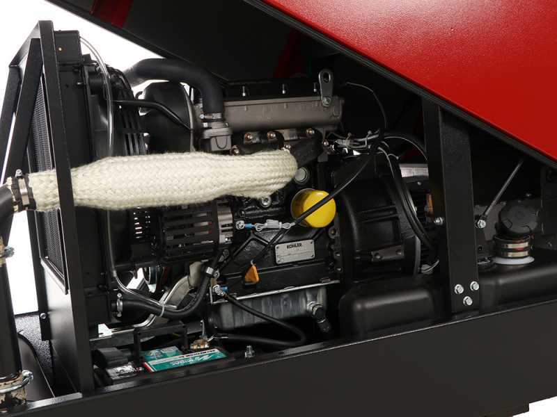 Diesel Notstromaggregat einphasig MOSA GE SX 16000 KDM - Kohler-Lombardini KDW1003 - 13 kW - leise