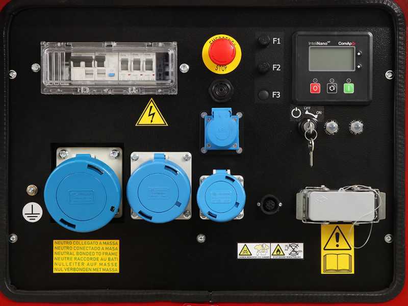 Diesel Notstromaggregat einphasig MOSA GE SX 16000 KDM - Kohler-Lombardini KDW1003 - 13 kW - leise