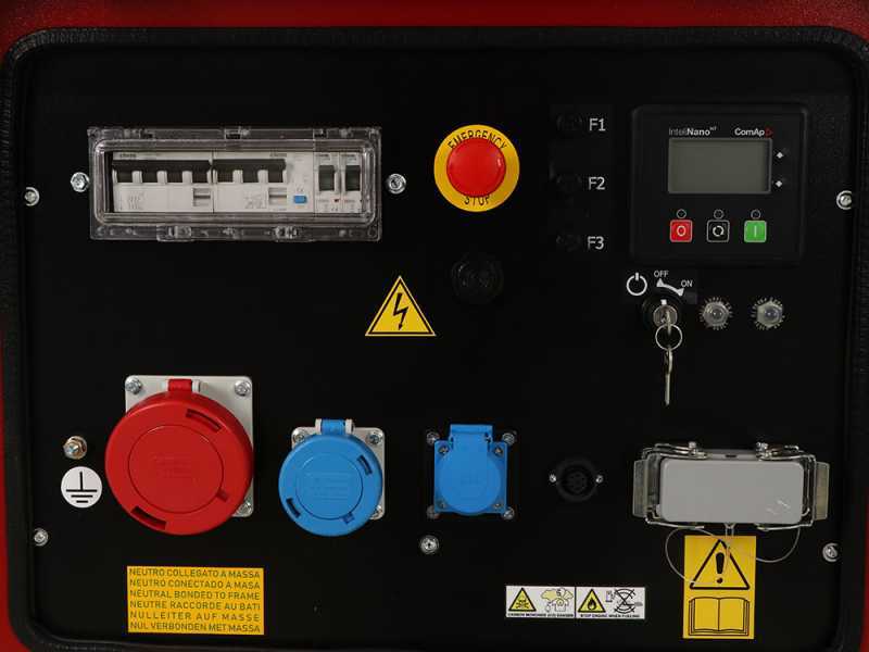 Diesel Notstromaggregat dreiphasig MOSA GE SX 18000 KDT - Kohler-Lombardini KDW1003 - 13,2 kW - leise