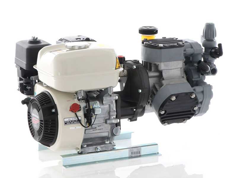 Motorpumpe mit Verbrennungsmotor für 4-Takt-Benzin, OHV, 7 PS, Hubhöhe 65 m, selbstansaugend Motorpumpe mit Verbrennungsmotor für 4-Takt-Benzin, OHV, 7 PS, Hubhöhe 65 m, selbstansaugend