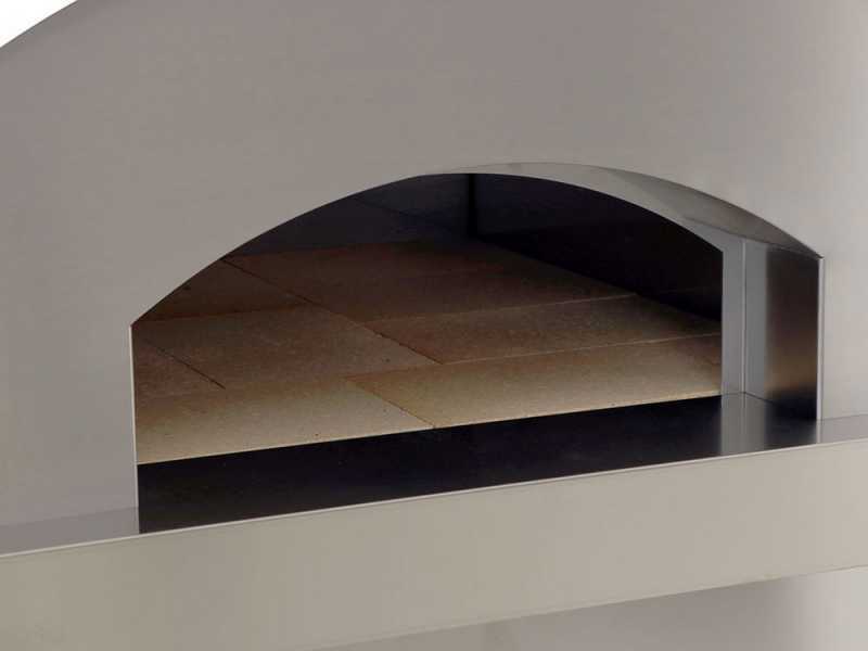 Holzbackofen f&uuml;r drau&szlig;en mit Wagen Seven Italy Ade - Anthrazit