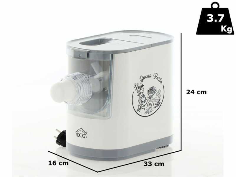 DCG PM1750 - Elektrische Nudelmaschine 2-in-1 - zum Kneten und Extrudieren