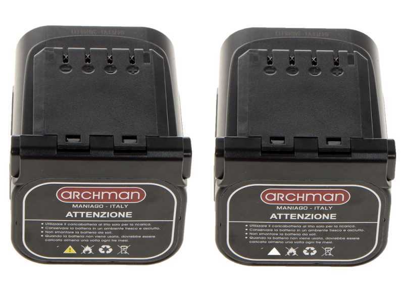 Akku-Handkettens&auml;ge ARCHMAN PE02 - 2X16.8V 2Ah