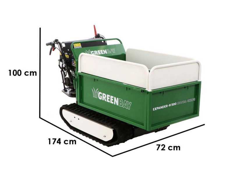 GreenBay EXPANDER-H 500 - Raupendumper - Honda Motor GX270