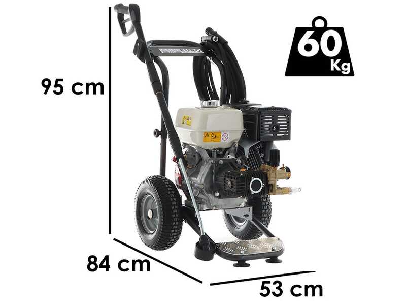 Profi-Benzin-Hochdruckreiniger ZWD-K 15/280 - 310 bar - 900 l/h - Motor Honda GX390