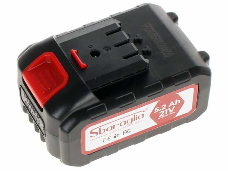 Akku-Hochentaster auf Verl&auml;ngerungsschaft Sbaraglia ARES-22 - 2 x 5.2 Ah/21V Akku