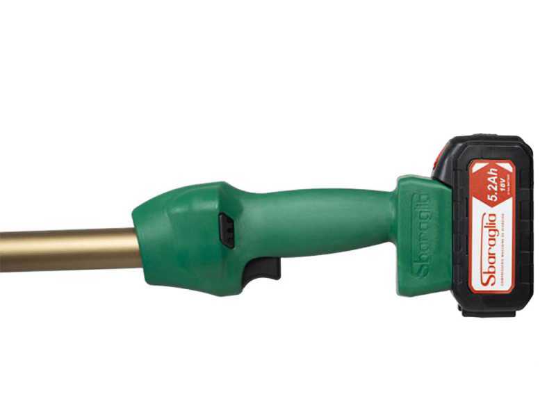 Akku-Hochentaster auf Verl&auml;ngerungsschaft Sbaraglia ARES-22 - 2 x 5.2 Ah/21V Akku