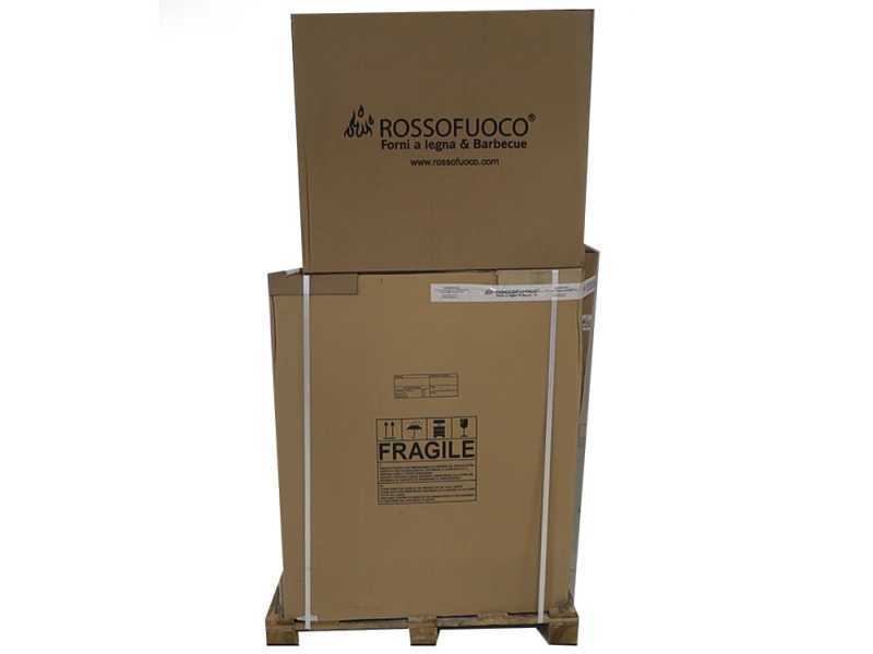 Rossofuoco Sedicinoni 80 - Holzbackofen f&uuml;r drau&szlig;en - black