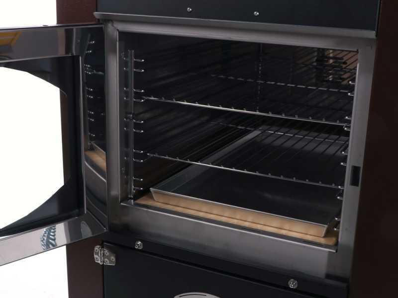 Rossofuoco Garden 80 - Holzbackofen f&uuml;r den Au&szlig;enbereich - Braun
