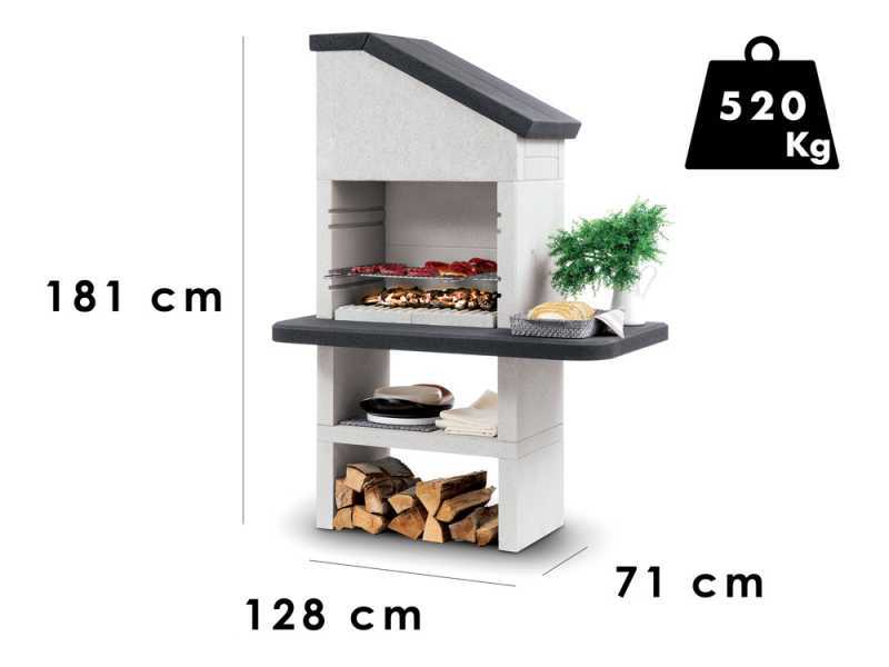 Palazzetti Dubai - Grillkamin - f&uuml;r Holz und Holzkohle