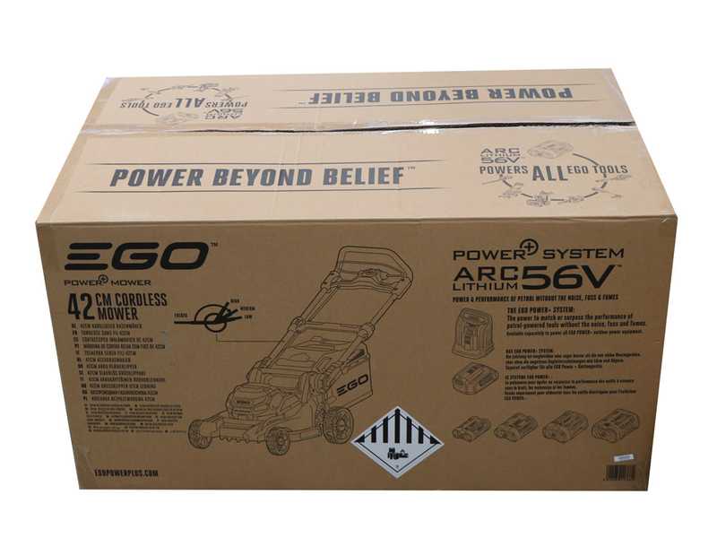 PROMO EGO Akku-Rasenm&auml;her EGO LM1701E - 56V 2.5Ah - Schnittbreite &Oslash; 42 cm