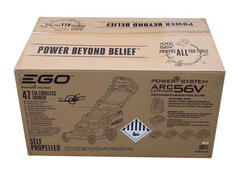 PROMO EGO Akku-Rasenm&auml;her EGO LM1903E-SP - 56V 5Ah - Schnittbreite &Oslash; 47 cm