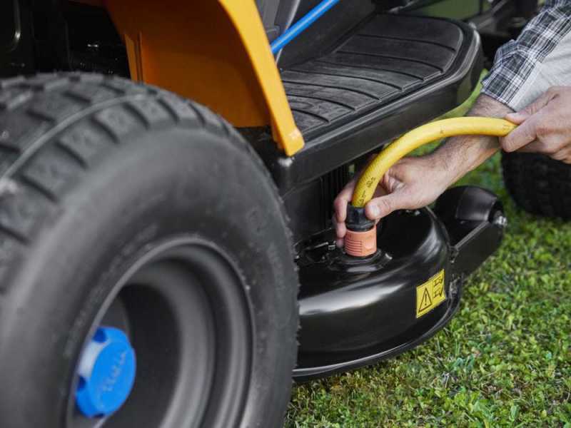 Akku-Rasentraktor Stiga e-Ride S300 - 48V/30Ah Akku-Elektromotor - Mulchschnitt