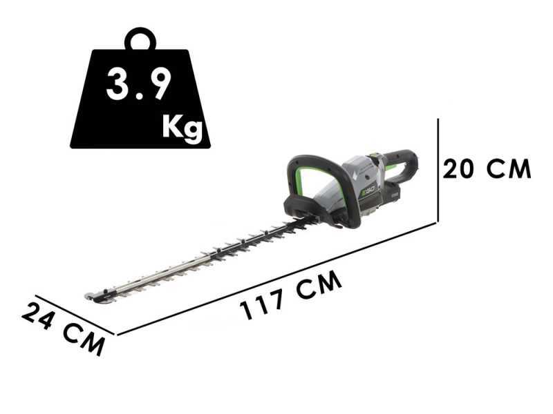 Rucksack-Heckenschere EGO HTX 6500 mit R&uuml;ckentragegestell f&uuml;r Akkus BHX 1000 56V - 5Ah
