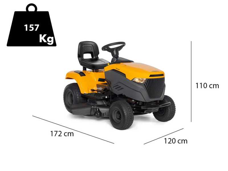 STIGA Tornado 398 &ndash; Rasentraktor mit Seitenauswurf und Mulchfunktion