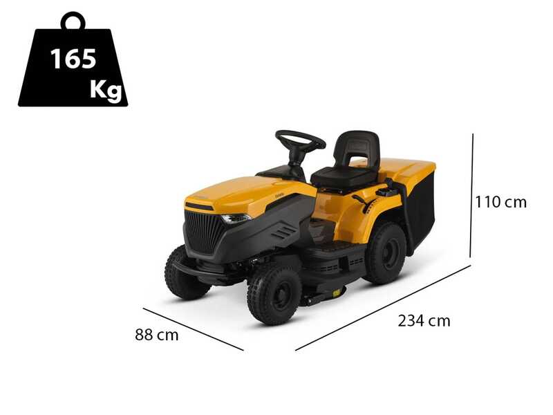 Stiga Estate 384 Rasentraktor - 240-Liter-Fangkorb - Mulchfunktion - Hydrostatgetriebe