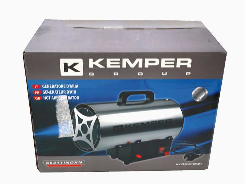 Kemper 65311 INOX - Gasheizgebl&auml;se mit Elektrostarter f&uuml;r den DEUTSCHEN Markt