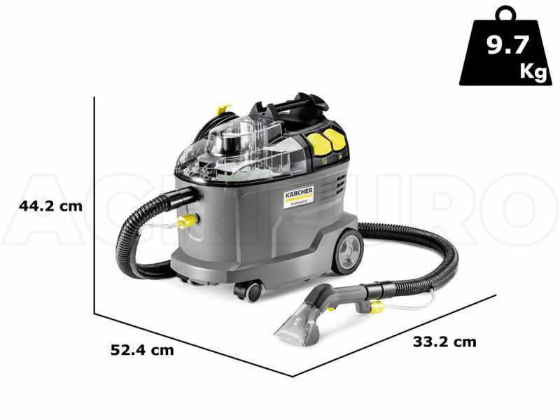 K&auml;rcher Pro Textilien Puzzi 8/1 -  Fl&auml;chenreiniger - Teppichbodenreiniger - Leistung 1200W - Spannung 220/240