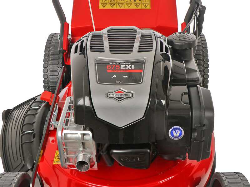 Rasenm&auml;her mit Radantrieb Marina Systems AGRI 46 SB BS675E - 4IN1 - Briggs &amp; Stratton 675 EXI