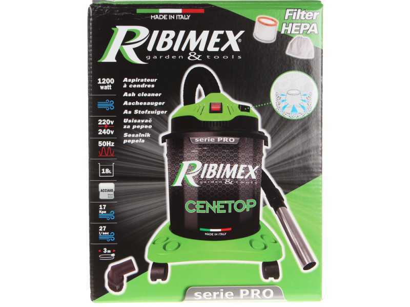 Aschesauger Ribimex Cenetop 18L - 1200W