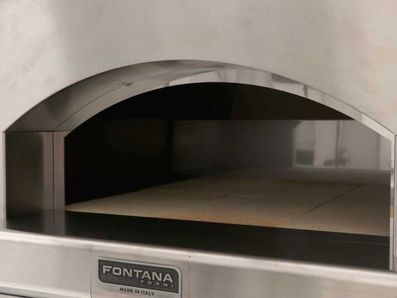 Fontana Margherita - Holzbackofen - Anthrazit