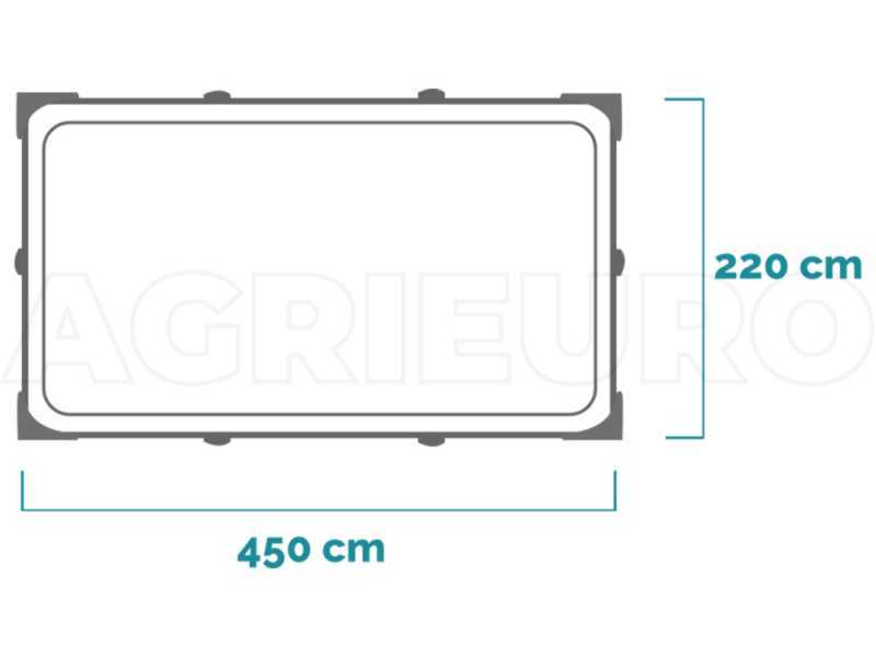 Intex Rectangular Frame 28273NP - 450x220x84 cm - Pool