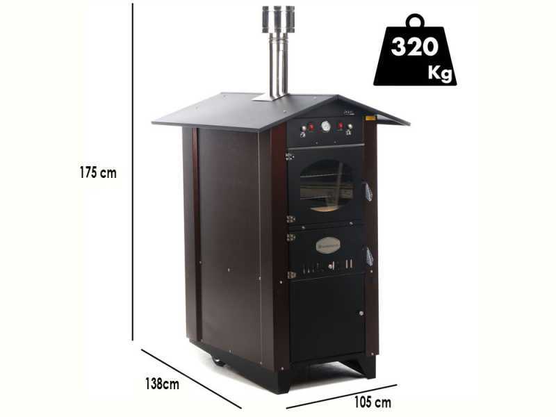 Rossofuoco Garden 100 - Holzbackofen f&uuml;r den Au&szlig;enbereich