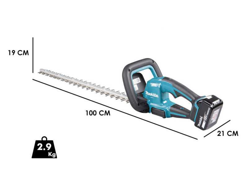 Akku-Heckenschere MAKITA DUH606RF - Schwert 60 cm - mit Akku und Ladeger&auml;t