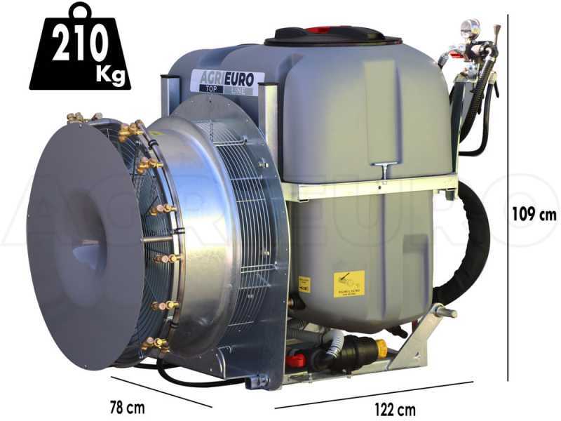 Gray Reverse 300/70 - Gebl&auml;sespritze f&uuml;r Traktoren  - Fassungsverm&ouml;gen 300 l - Pumpe AR713