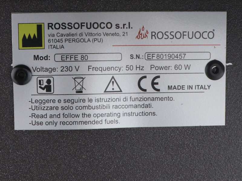 Rossofuoco Effe 80 - Holzbackofen f&uuml;r den Aussenbereich