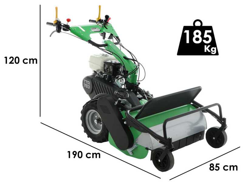 Lampacrescia MGM TTR783 - Professioneller Schlegelmulcher mit Y-Messern - Honda Motor GX270