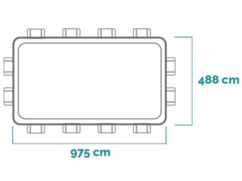 Intex Ultra XTR Frame 26378NP - 975x488x132 cm - Pool + Volleyball- und Reinigungsset
