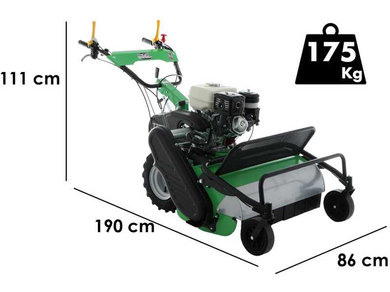 Lampacrescia MGM TTR790 - Professioneller Schlegelmulcher mit Y-Messern - Honda Motor GX270
