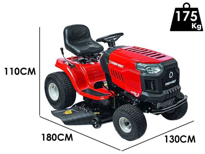 Rasentraktor Horse 107T-S Troy Bilt - CVT-Getriebe - Seitenauswurf