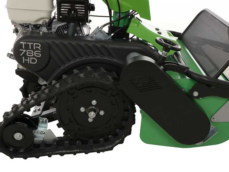 Lampacrescia MGM TTR786HD - Professioneller Schlegelmulcher mit Y-Messern - Raupenkette - Honda GX270