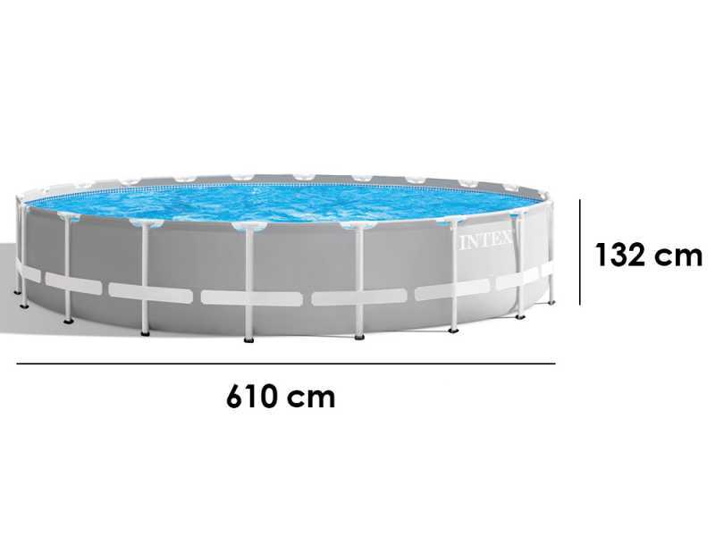 Intex Prisma Frame 26756NP - &Oslash;610x132 cm - Runder Pool