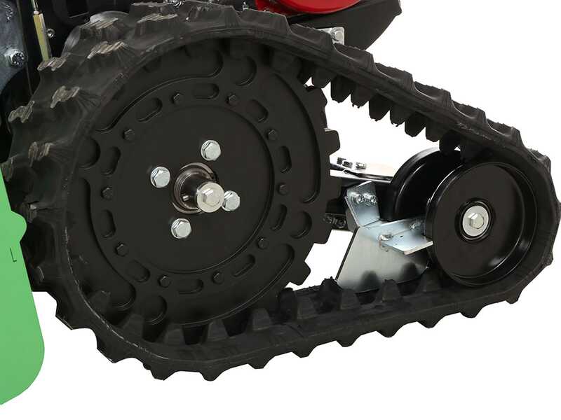 Lampacrescia MGM TTR886HD - Schlegelm&auml;her mit Y-Messern - Raupenantrieb - Hondamotor GX390 f&uuml;r gro&szlig;e Steigungen