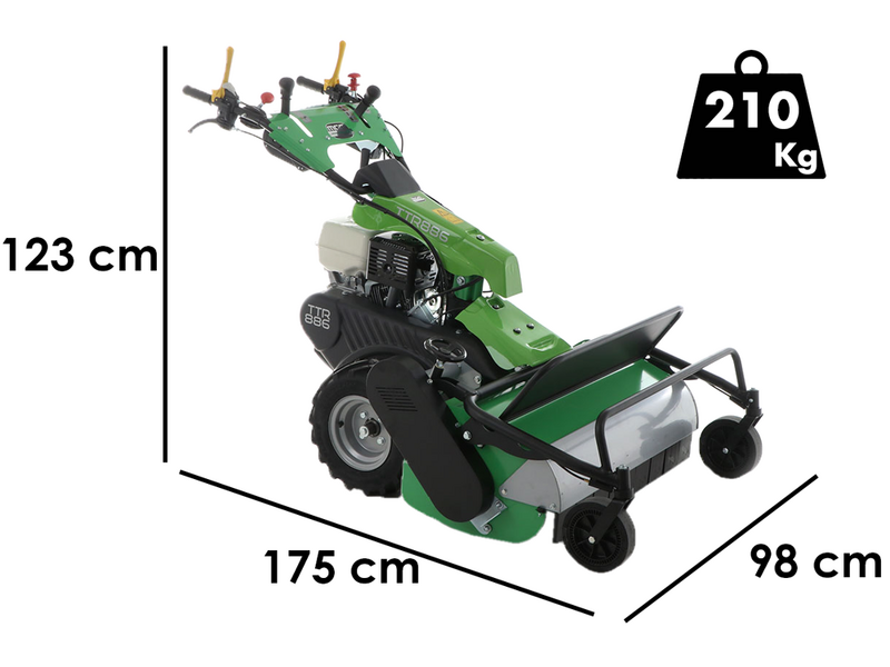 Schlegelm&auml;her Lampacrescia MGM TTR886 - Honda GX390 hohe Steigungen