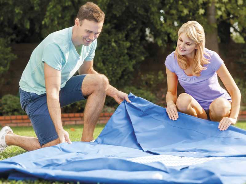 Intex Rectangular Frame 28274NP - 450x220x84 cm - Pool + Filterpumpe