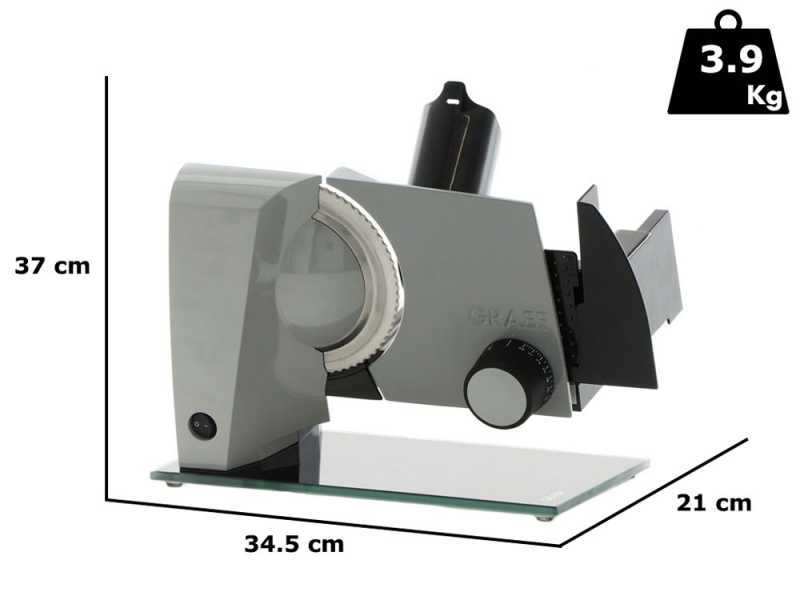 Graef SKS 110 TWIN grau - Allesschneider mit Messer 170 mm