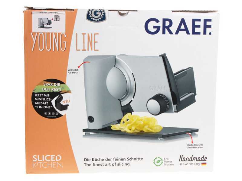 Graef SKS 110 TWIN grau - Allesschneider mit Messer 170 mm