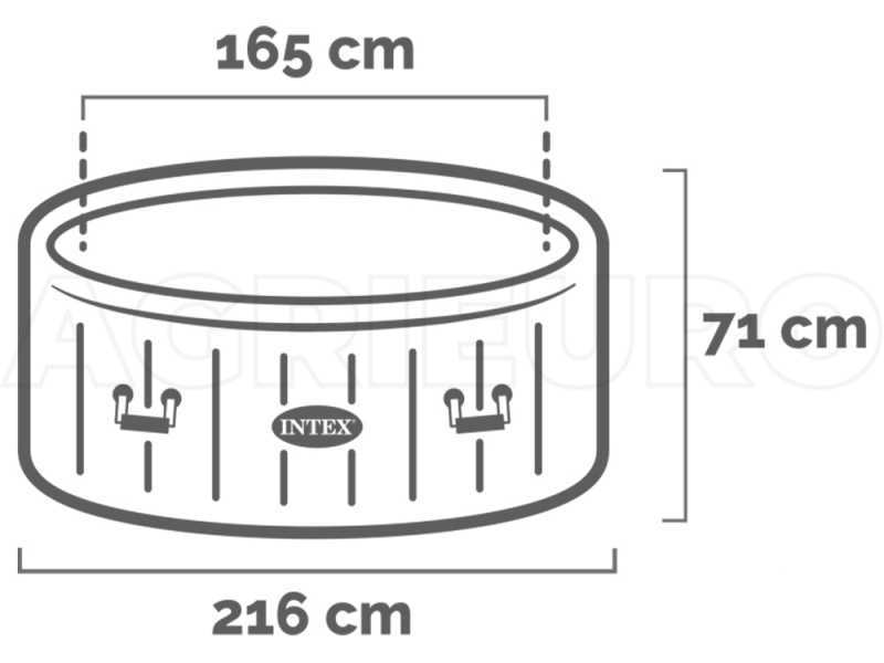 Intex Greywood Deluxe 28442EX - Whirlpool Spa