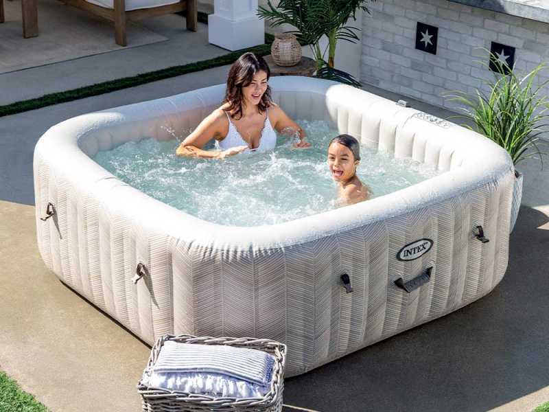 Intex Square Chevron Deluxe 28472EX - &Oslash;193x71 cm - Whirlpool Spa