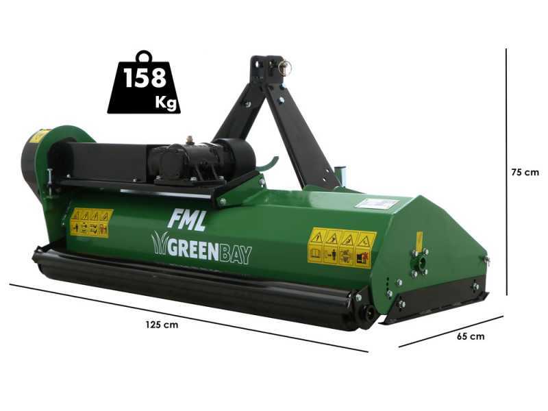 Greenbay FML 115 - Schlegelmulcher f&uuml;r Traktor - leichte Reihe