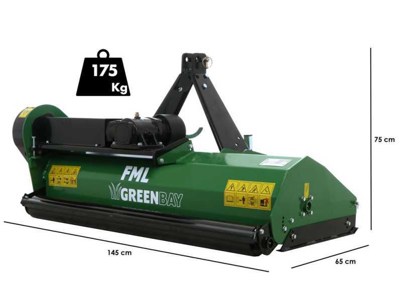 Greenbay FML 135 - Mulcher f&uuml;r Traktor - leichte Reihe