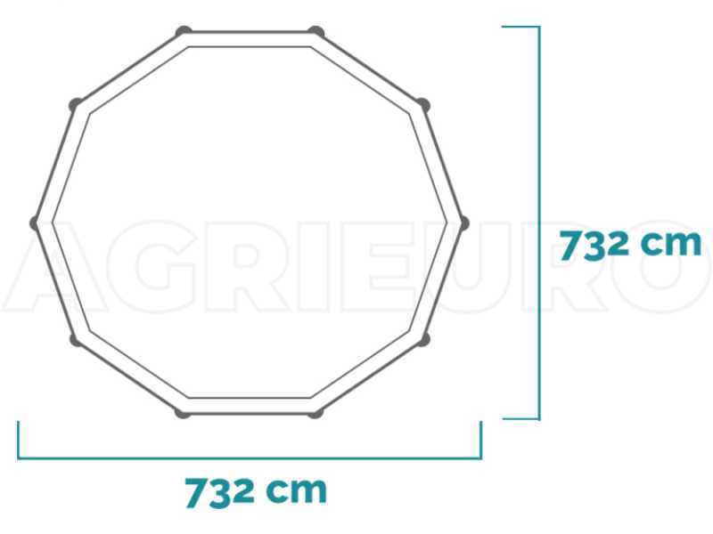 Intex Ultra XTR Frame 26340NP - Ø732x132 cm - Runder Pool