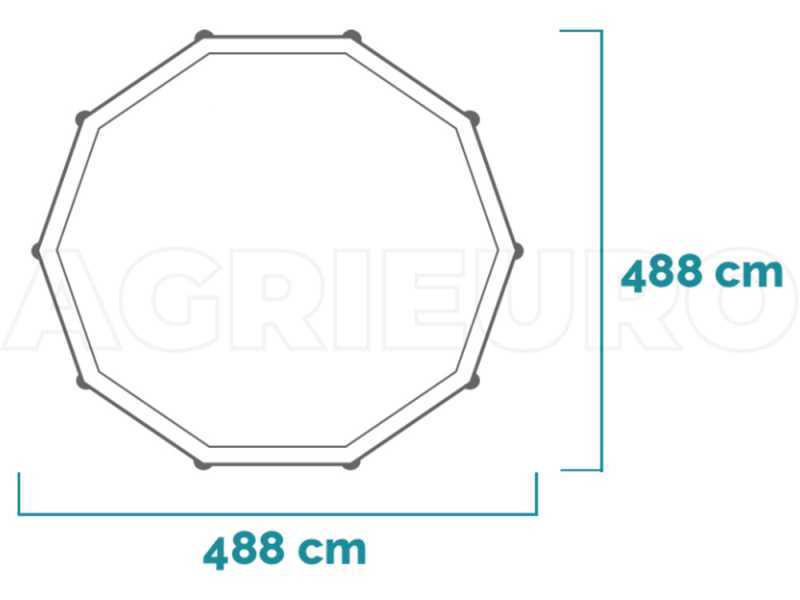 Intex Ultra XTR Frame 26326NP - &Oslash;488x122 cm - RundPool