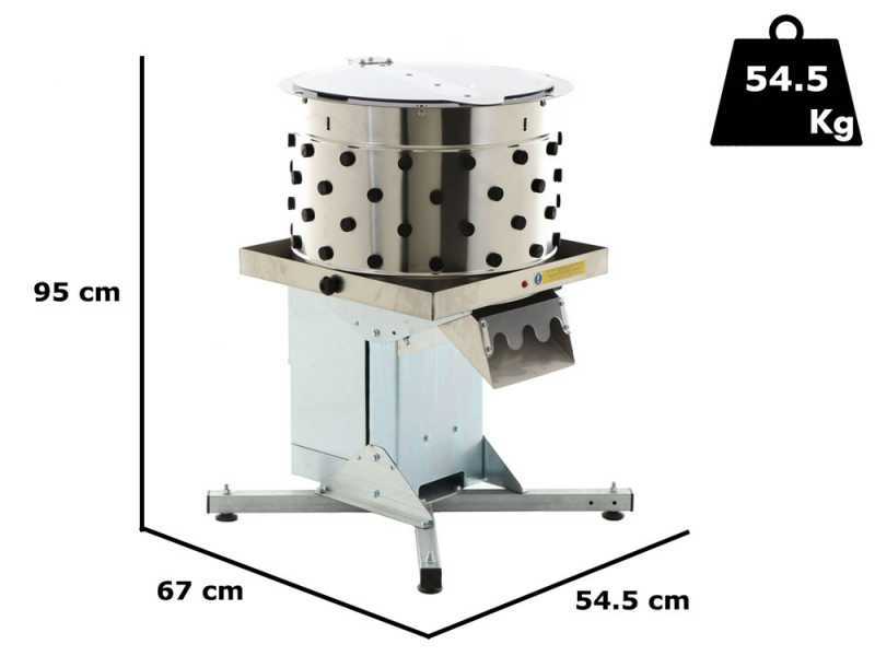 Dominion DIT 55 - Rupfmaschine mit Korb