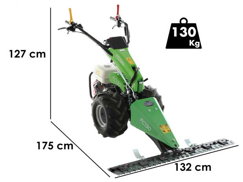 Multifunktionsm&auml;her  Lampacrescia MGM FC 130 - Honda GX390